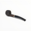 Pipa Savinelli Piazza di Spagna 315 KS usata, forma Prince rusticata brunita con bocchino nero e veretta Floppypipe
