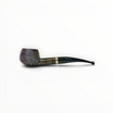 Pipa Savinelli Piazza di Spagna 315 KS usata, forma Prince rusticata brunita con bocchino nero e ghiera Floppypipe