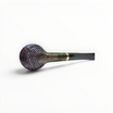 Pipa Savinelli Piazza di Spagna 315 KS rusticata con finitura pettinata, bocchino nero e dettagli Floppypipe