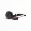 Pipa Savinelli Piazza di Spagna 315 KS usata con finitura rustica pettinata, bocchino nero e veretta Floppypipe