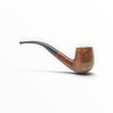 Pipa Floppypipe Savinelli Punto Oro anni 70 in radica liscia fiammata con bocchino curvo in ebanite nera