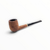 Pipa Floppypipe Savinelli Petite Rusticata Billiard 105 in radica naturale con finitura rustica e bocchino nero