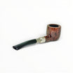 Pipa Savinelli Spigot 122 usata in radica liscia marrone con innesto in argento e bocchino nero, Floppypipe