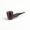 Pipa Floppypipe Talamona Suprema Billiard in radica liscia rossa con sistema Reverse Calabash e bocchino in metacrilato