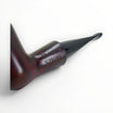 Pipa Floppypipe Talamona Suprema Billiard in radica liscia rossa con sistema Reverse Calabash e bocchino nero