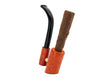 Pipetta per sigari Toscani Floppypipe Gonella in radica liscia chiara con bocchino in metacrilato nero
