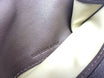Dettaglio interno portatabacco Floppypipe in vera pelle taupe con incisione Hand Made in Italy