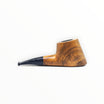 Pipa Floppypipe Radice Totò in legno di ulivo liscio con venature naturali e bocchino a sella nero in metacrilato