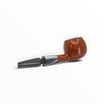 Pipa Savinelli 313 Prince liscia in radica con elegante innesto in madreperla e bocchino in ebanite.