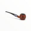 Pipa Savinelli 313 Prince in radica liscia con elegante innesto in madreperla e bocchino in ebanite nera.