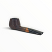 Pipa Floppypipe Savinelli Collection 1997 Diplomat sabbiata scura con bocchino nero e vera in radica liscia