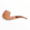 Pipa Floppypipe Savinelli Dune 601 Bent Billiard in radica naturale con finitura ondulata e bocchino madreperlato