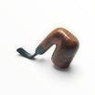 Floppypipe Savinelli Giubileo d'Oro 604 KS Oom Paul pipe in smooth briar wood with a black ebonite stem