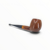 Pipa Floppypipe Savinelli Giubileo d'Oro 207, modello Straight Apple in radica liscia con bocchino nero.