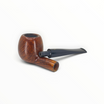 Pipa Floppypipe Savinelli Giubileo d'Oro 207 Straight Apple in radica liscia con bocchino nero e tre punti ottone