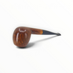 Pipa Floppypipe Savinelli Giubileo d'Oro 207 in radica liscia, forma Straight Apple con bocchino nero dritto.