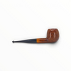 Pipa Floppypipe Savinelli Giubileo d'Oro 207 in radica liscia, forma Straight Apple con bocchino nero dritto.