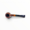 Pipa Floppypipe Savinelli Giubileo d'Oro 207 Straight Apple in radica liscia con bocchino nero e tre punti in ottone