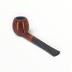 Pipa Floppypipe Savinelli Giubileo d'Oro 207 in radica liscia, forma Straight Apple con bocchino nero e tre punti