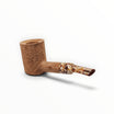 Pipa Floppypipe Savinelli Granola 311 KS Cherrywood naturale rusticata con bocchino in metacrilato variegato a sella