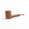 Pipa Floppypipe Savinelli Granola 311 KS naturale rusticata con bocchino in metacrilato variegato effetto cereali