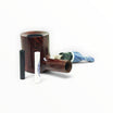 Pipa Floppypipe Savinelli Oceano 311 KS liscia bordeaux con bocchino melange blu e bianco e accessori per filtro