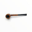 Pipa Floppypipe Savinelli Oscar 107 Billiard in radica liscia color noce con bocchino in ebanite nera