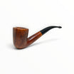 Pipa Floppypipe Savinelli Straight Grain Grado C shape 611 KS Bent Dublin in radica naturale con bocchino nero