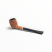 Pipa Floppypipe Savinelli Petite Billiard 105 rusticata naturale con bocchino nero in ottime condizioni