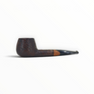 Pipa Floppypipe Savinelli Collection 1997 Diplomat sabbiata scura con bocchino nero e vera in radica liscia