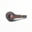 Pipa Floppypipe Savinelli Collection 1997 Diplomat in radica sabbiata scura con inserto liscio e bocchino nero