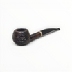 Pipa Floppypipe Savinelli Piazza di Spagna 315 KS Prince rusticata marrone con bocchino nero e veretta decorativa