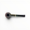 Pipa Floppypipe Savinelli Piazza di Spagna 315 KS Prince rusticata con finitura brunita e bocchino in metacrilato nero