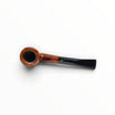Pipa Floppypipe Savinelli Straight Grain Grado C shape 611 KS Bent Dublin in radica naturale con bocchino in metacrilato