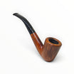 Pipa Floppypipe Savinelli Straight Grain Grado C shape 611 KS Bent Dublin in radica fiammata con bocchino in metacrilato