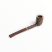 Pipa Floppypipe Savinelli Bing's Favorite 701 rusticata marrone con bocchino Cumberland e anello dorato