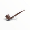 Pipa Floppypipe Savinelli Bing's Favorite 701 rusticata marrone con bocchino Cumberland e dettaglio mazza da golf