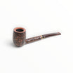 Pipa Floppypipe Savinelli Bing's Favorite 701 rusticata marrone con bocchino Cumberland e dettaglio mazza da golf