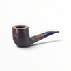 Pipa Floppypipe Savinelli Collection 2001 in radica sabbiata scura, forma Half-Bent Billiard con bocchino in metacrilato
