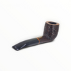 Pipa Floppypipe Savinelli Collection 2001, modello Half-Bent Billiard in radica sabbiata scura con bocchino nero.