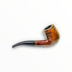Pipa Floppypipe Savinelli Punto Oro anni '70 in radica liscia fiammata con bocchino curvo in ebanite nera