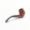 Pipa Floppypipe Savinelli Punto Oro anni '70 in radica liscia fiammata con bocchino curvo in ebanite nera