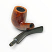 Pipa Floppypipe Savinelli Punto Oro anni 70 in radica liscia fiammata con bocchino curvo in ebanite nera