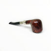 Pipa Floppypipe Savinelli Spigot 122 Pot in radica liscia marrone con ghiera in metallo e bocchino nero