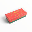Scatola originale Floppypipe per pipa Savinelli Fragola con stampa a fragole rosse e base verde