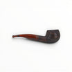 Floppypipe Talamona New Look in Black Prince 848 pipe: black sandblasted ash wood bowl with briar insert, cumberland acrylic stem.