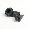 Floppypipe Talamona Reverse Calabash Bulldog Chubby pipe in black bog oak with a saddle stem.