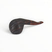 Floppypipe Talamona New Look in Black Prince 848 pipe, black sandblasted ash wood with briar insert and cumberland mouthpiece.