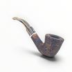 Pipa Talamona Revolution Mammut 807 Bent Dublin in radica sabbiata scura con bocchino curvo in metacrilato.