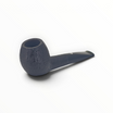 Pipa Floppypipe Talamona Incontro Apple sabbiata nera con bocchino nero, modello stand up piccolo.